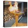 The Olympic Flame at the 1956 Melbourne Olympics-null-Stretched Canvas