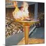 The Olympic Flame at the 1956 Melbourne Olympics-null-Mounted Photographic Print