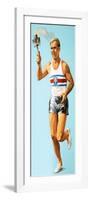 The Olympic Games: Carrying the Olympic Torch-null-Framed Giclee Print