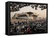 The Olympic Stadium, Phnom Penh, Cambodia, Indochina, Southeast Asia-Andrew Mcconnell-Framed Stretched Canvas