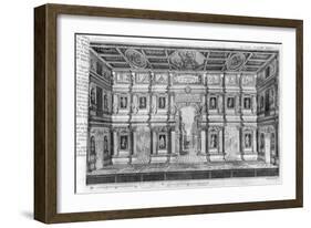 The Olympic Theatre at Vicenza, Designed by Andrea Palladio-null-Framed Giclee Print