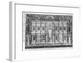 The Olympic Theatre at Vicenza, Designed by Andrea Palladio-null-Framed Giclee Print