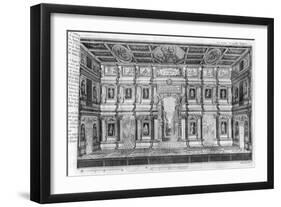 The Olympic Theatre at Vicenza, Designed by Andrea Palladio-null-Framed Giclee Print