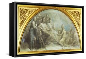 The Olympus-Andrea Appiani-Framed Stretched Canvas