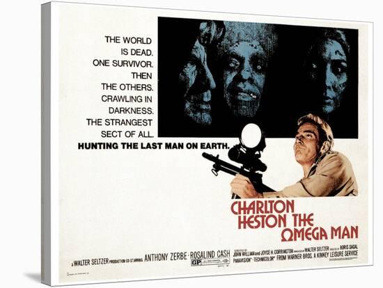 The Omega Man, Charleton Heston, 1971-null-Stretched Canvas