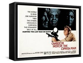 The Omega Man, Charleton Heston, 1971-null-Framed Stretched Canvas