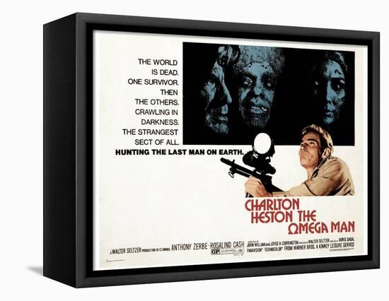 The Omega Man, Charleton Heston, 1971-null-Framed Stretched Canvas