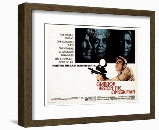 The Omega Man, Charleton Heston, 1971-null-Framed Art Print