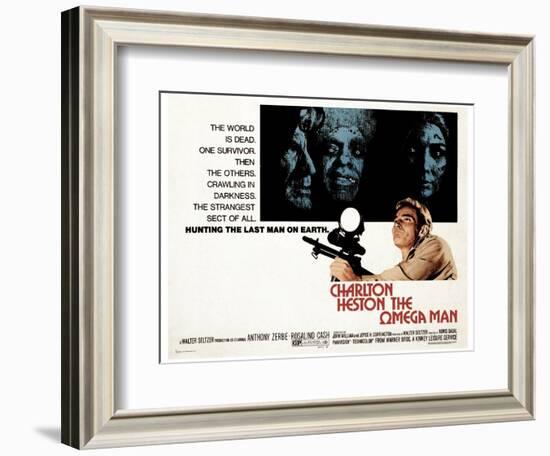 The Omega Man, Charleton Heston, 1971-null-Framed Art Print