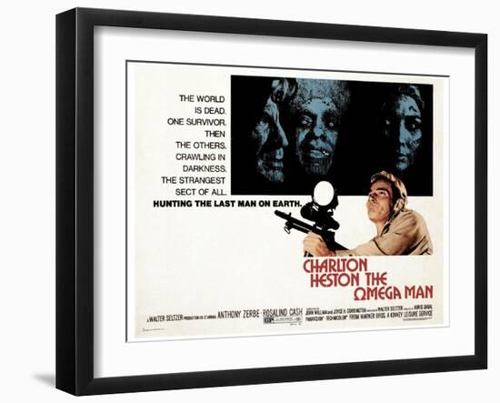 The Omega Man, Charleton Heston, 1971-null-Framed Art Print