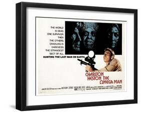 The Omega Man, Charleton Heston, 1971-null-Framed Art Print