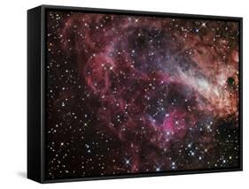 The Omega Nebula-Stocktrek Images-Framed Stretched Canvas