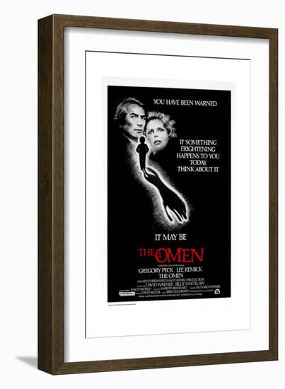 The Omen, Gregory Peck, 1976-null-Framed Giclee Print