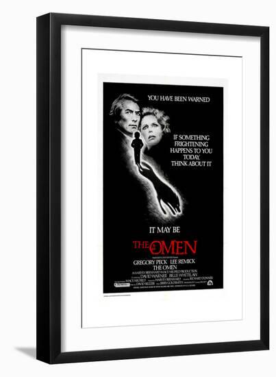 The Omen, Gregory Peck, 1976-null-Framed Giclee Print