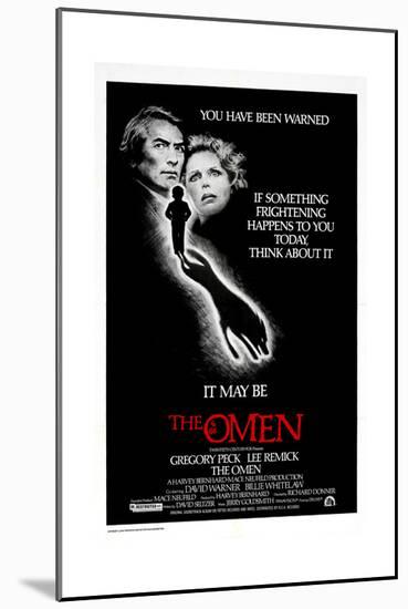 The Omen, Gregory Peck, 1976-null-Mounted Giclee Print