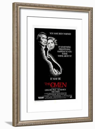 The Omen, Gregory Peck, 1976-null-Framed Giclee Print