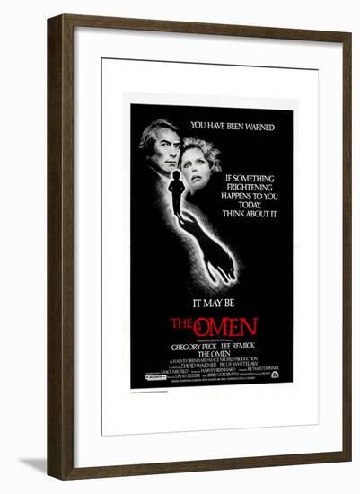 The Omen, Gregory Peck, 1976-null-Framed Giclee Print