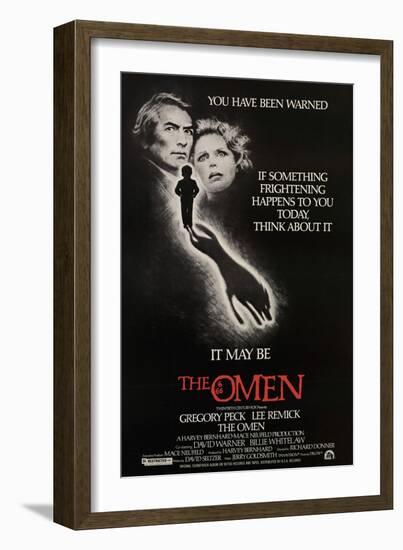 The Omen, Gregory Peck, Lee Remick, 1976-null-Framed Art Print