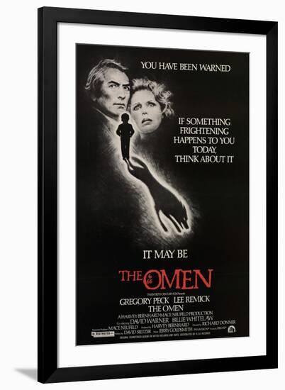 The Omen, Gregory Peck, Lee Remick, 1976-null-Framed Art Print