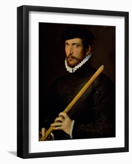 The One-Eyed Flautist, 1566-null-Framed Giclee Print