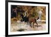 The One Horse Carraige-Henri de Toulouse-Lautrec-Framed Premium Giclee Print