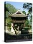 The One Pillar Pagoda (Chua Mot Cot), Built in 1049 to Resemble a Lotus Blossom, Hanoi, Indochina-Robert Francis-Stretched Canvas