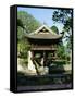 The One Pillar Pagoda (Chua Mot Cot), Built in 1049 to Resemble a Lotus Blossom, Hanoi, Indochina-Robert Francis-Framed Stretched Canvas