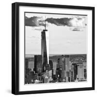 The One World Trade Center (1WTC) at Sunset, Manhattan, New York, Square-Philippe Hugonnard-Framed Photographic Print