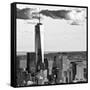 The One World Trade Center (1WTC) at Sunset, Manhattan, New York, Square-Philippe Hugonnard-Framed Stretched Canvas