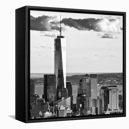 The One World Trade Center (1WTC) at Sunset, Manhattan, New York, Square-Philippe Hugonnard-Framed Stretched Canvas