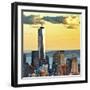 The One World Trade Center (1Wtc) at Sunset, Manhattan, New York, United States, Square-Philippe Hugonnard-Framed Photographic Print