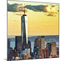 The One World Trade Center (1Wtc) at Sunset, Manhattan, New York, United States, Square-Philippe Hugonnard-Mounted Photographic Print