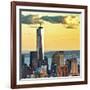 The One World Trade Center (1Wtc) at Sunset, Manhattan, New York, United States, Square-Philippe Hugonnard-Framed Photographic Print