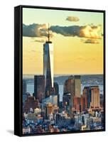 The One World Trade Center (1Wtc) at Sunset, Manhattan, New York, United States-Philippe Hugonnard-Framed Stretched Canvas