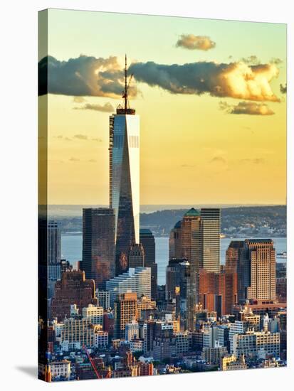 The One World Trade Center (1Wtc) at Sunset, Manhattan, New York, United States-Philippe Hugonnard-Stretched Canvas