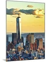 The One World Trade Center (1Wtc) at Sunset, Manhattan, New York, United States-Philippe Hugonnard-Mounted Premium Photographic Print