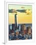 The One World Trade Center (1Wtc) at Sunset, Manhattan, New York, United States-Philippe Hugonnard-Framed Photographic Print