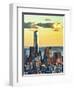 The One World Trade Center (1Wtc) at Sunset, Manhattan, New York, United States-Philippe Hugonnard-Framed Photographic Print