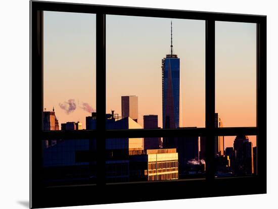 The One World Trade Center (1WTC) at Sunset -Manhattan - New York, USA-Philippe Hugonnard-Mounted Photographic Print