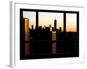 The One World Trade Center (1WTC) at Sunset -Manhattan - New York, USA-Philippe Hugonnard-Framed Photographic Print