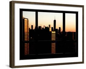 The One World Trade Center (1WTC) at Sunset -Manhattan - New York, USA-Philippe Hugonnard-Framed Photographic Print