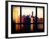 The One World Trade Center (1WTC) at Sunset -Manhattan - New York, USA-Philippe Hugonnard-Framed Photographic Print