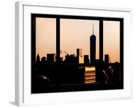 The One World Trade Center (1WTC) at Sunset -Manhattan - New York, USA-Philippe Hugonnard-Framed Photographic Print