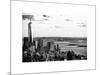 The One World Trade Center (1WTC), Hudson River and Statue of Liberty View, Manhattan, New York-Philippe Hugonnard-Mounted Art Print