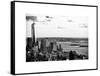 The One World Trade Center (1WTC), Hudson River and Statue of Liberty View, Manhattan, New York-Philippe Hugonnard-Framed Stretched Canvas