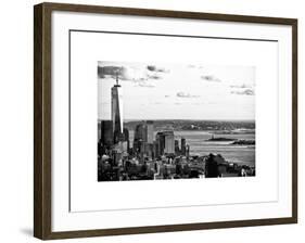 The One World Trade Center (1WTC), Hudson River and Statue of Liberty View, Manhattan, New York-Philippe Hugonnard-Framed Art Print