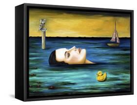 The Onlooker-Leah Saulnier-Framed Stretched Canvas
