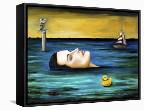 The Onlooker-Leah Saulnier-Framed Stretched Canvas