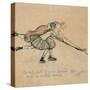 The Only Girl That I Ever Loved and a Hated Rival-Cecil Aldin-Stretched Canvas