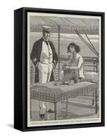The Only Lady Patient on Board the Hospital Ship Rangoon, on the Irrawaddy-null-Framed Stretched Canvas